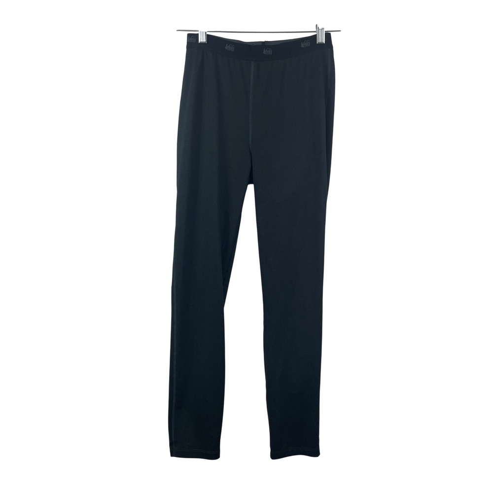 REI Co-op Kids XL 18 Black Midweight Base Layer Bottoms Thermal Leggings‎ 208455